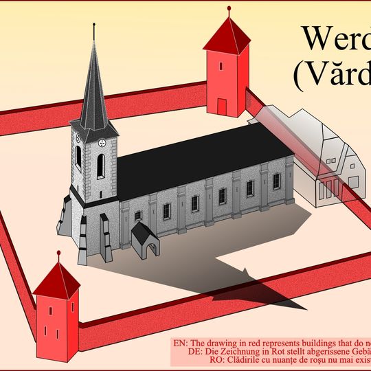 Lutheran church in Vărd, Sibiu