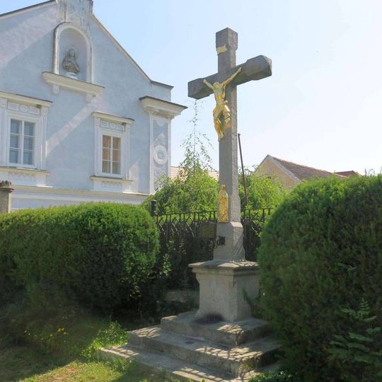 Crucifix on the square in Vyšší Brod
