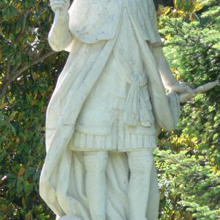 Statue of Alfonso VI of Castile of Spain in Sabatini Gardens