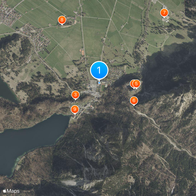 Hohenschwangau Map