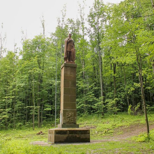 Socha svatého Václava ve Štramberku v Národním sadu