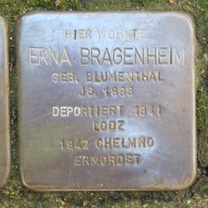 Stolperstein dedicated to Erna Bragenheim
