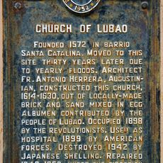 Church of Lubao historical marker