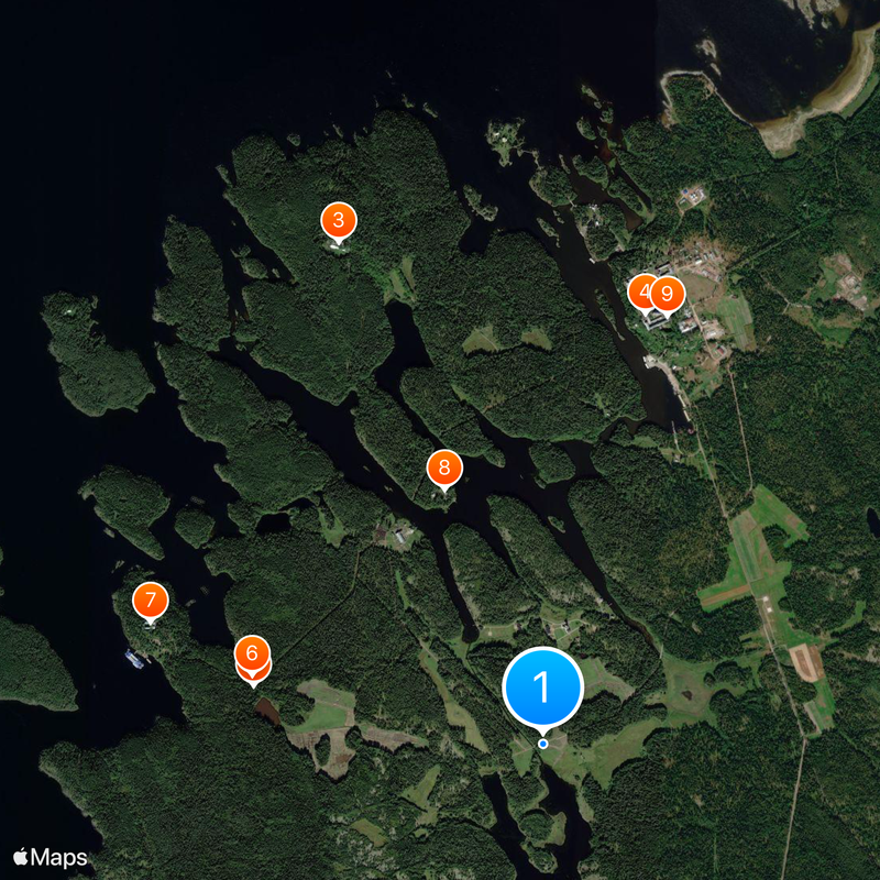 Valaam Island Map