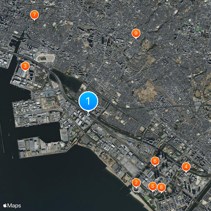 Shin-Narashino Station Map