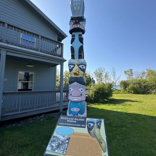 Raven And Salmon Woman