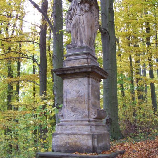 Statue of Saint Ludmila in Houska