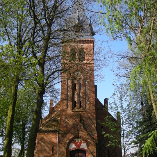 Sacred Heart church in Grzybno