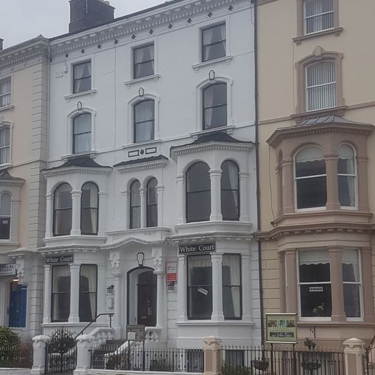 Whitecourt Hotel, including forecourt wall