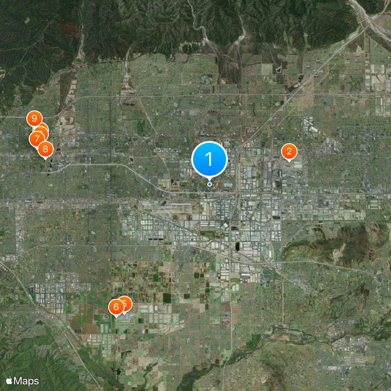 Ontario Motor Speedway Map