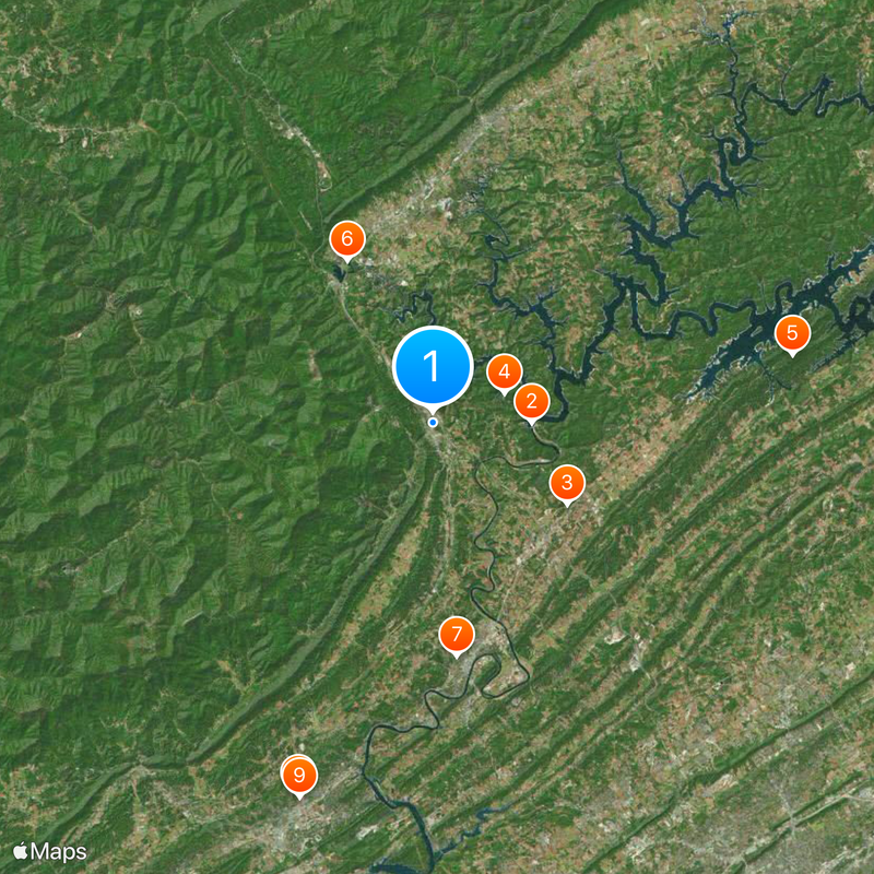 Rocky Top Map