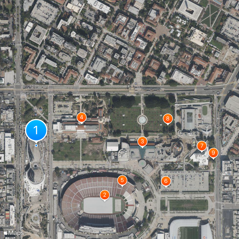 Lucas Museum of Narrative Art Map