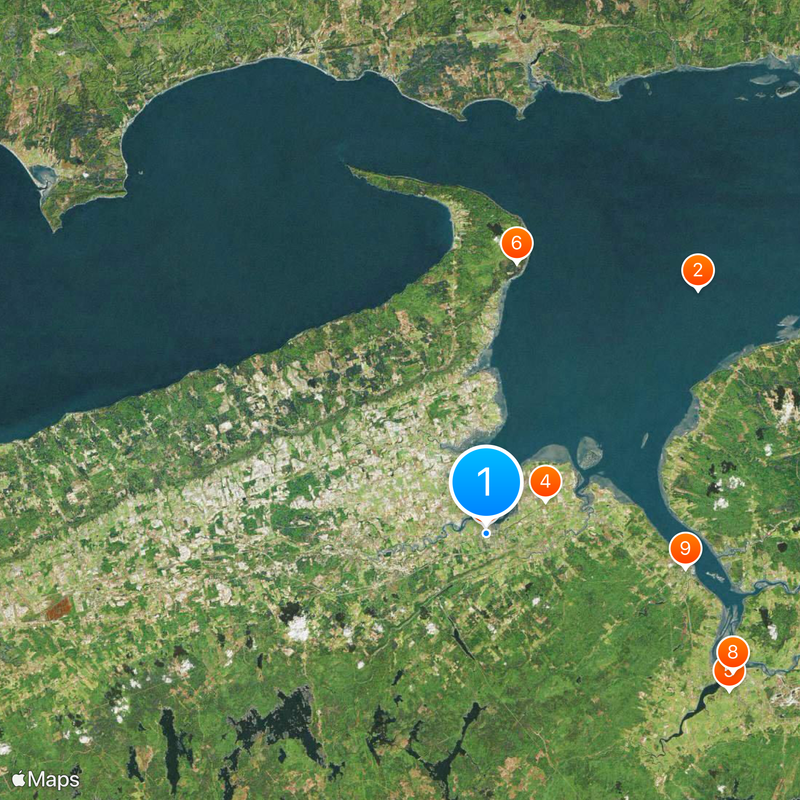 Acadia University Map