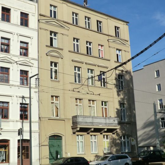 Wirtshaus Rautenkranz; Gasthaus in nach links geschlossener Bebauung Demianiplatz 5
