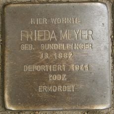 Stolperstein dedicated to Frieda Meyer