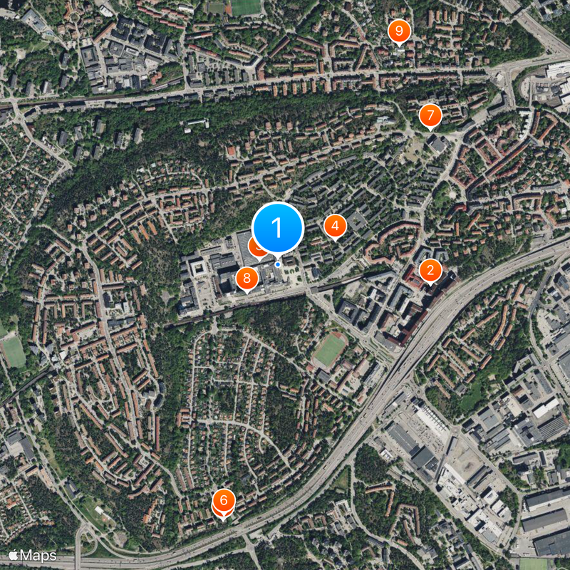 Swedish Social Insurance Agency Map