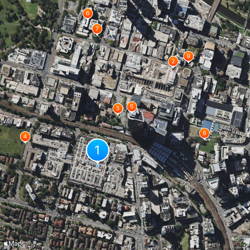Westfield Group Map
