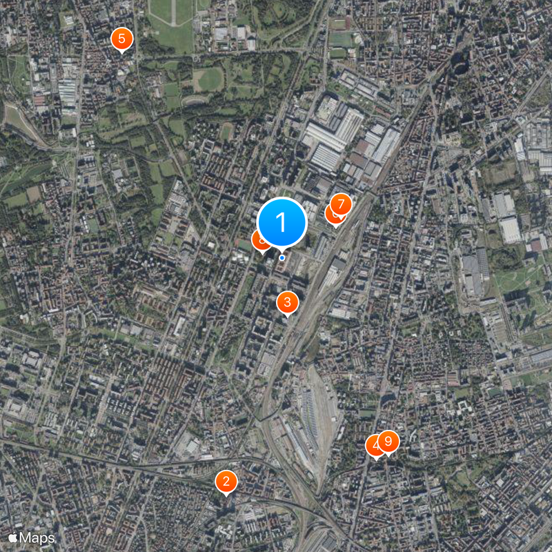 University of Milan-Bicocca Map