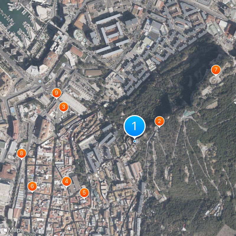 Castillo de los Moros Mapa