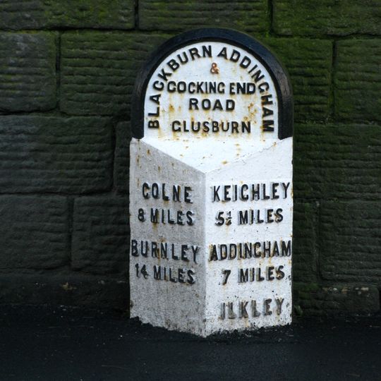 Milestone 200 Metres West Of Glusburn Institute