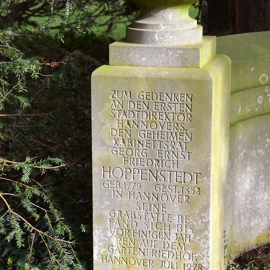 Gravestone for Georg Ernst Friedrich Hoppenstedt