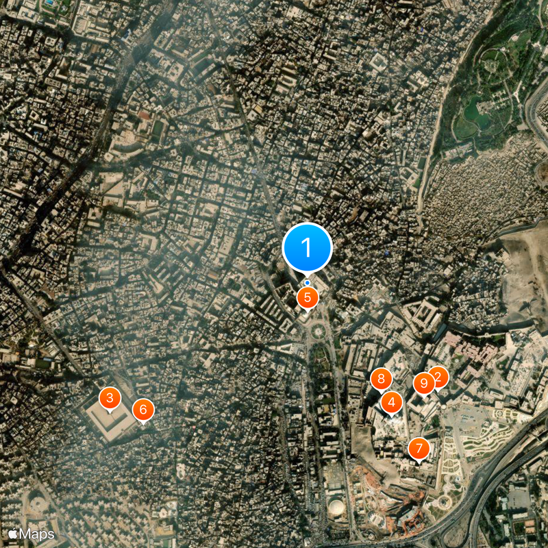 Al-Rifa'i Mosque Map