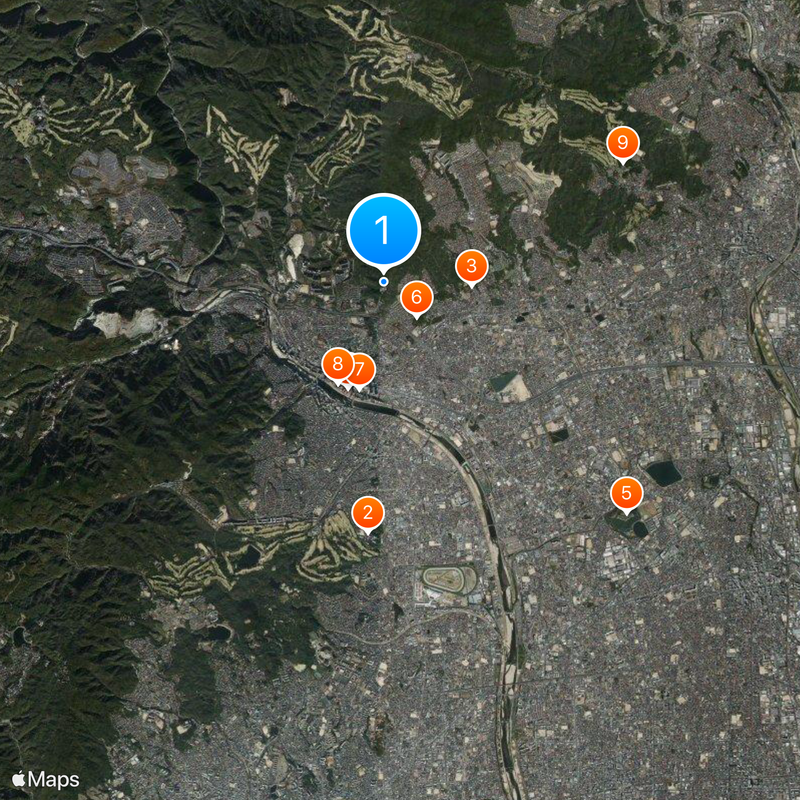 Kiyoshikōjin Seichō-ji Mapa