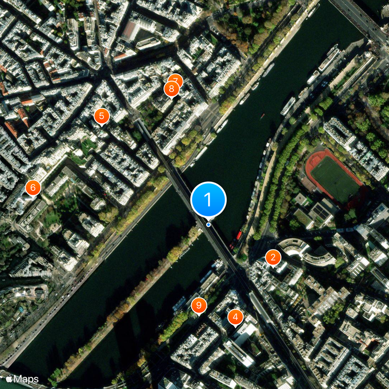 Pont de Bir-Hakeim Mapa