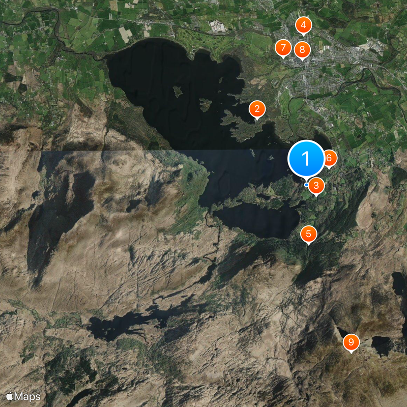 Parc national de Killarney Carte