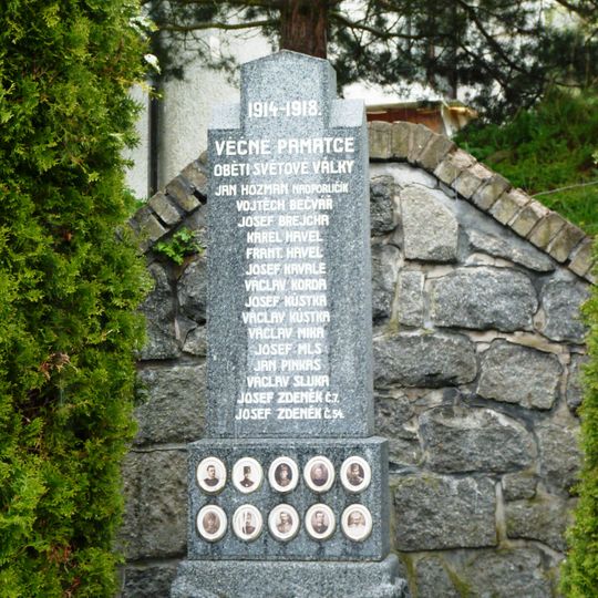 Památník obětem 1. sv. války v Dražovicích