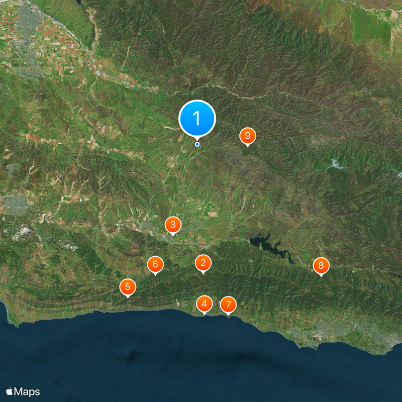 Neverland Ranch Mapa