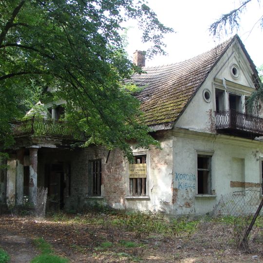 Park dworski, poł. XIX w.