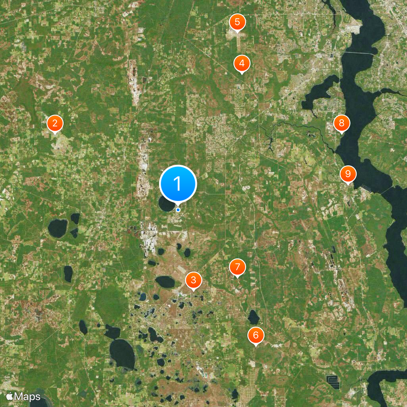 Camp Blanding Map