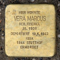 Stolperstein dedicated to Vera Marcus