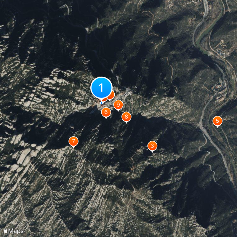 Santa Maria de Montserrat Map