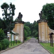 Gates to Książ castle park, Świebodzice
