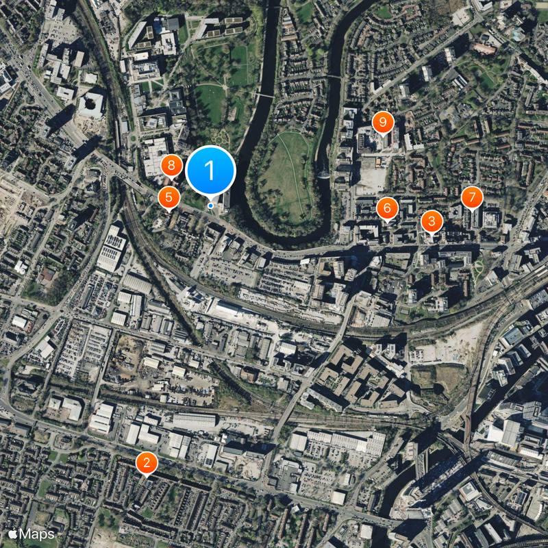 University of Salford Map