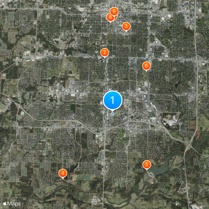 Kickapoo High School Map