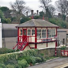 Settle Station Signal Box And Adjacent Signal And Isolated Section Of Track