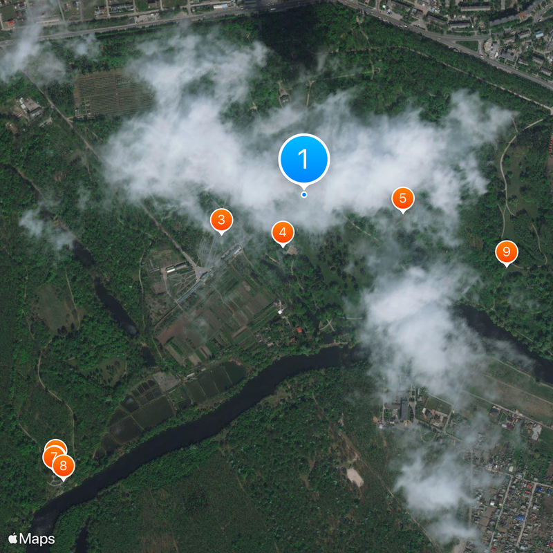 Arboretum Oleksandriya Mappa