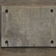 Gedenktafel für Ignaz Brüll