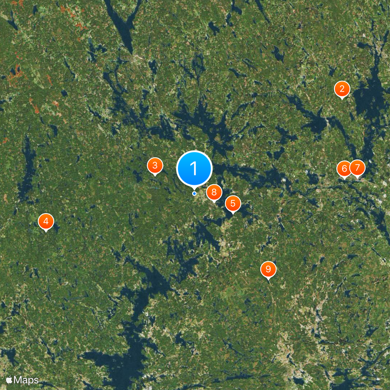 Finlande occidentale Carte