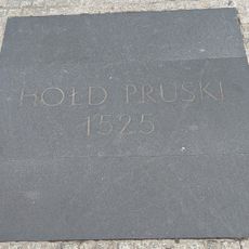 Płyta upamiętniająca Hołd Pruski 1525 roku