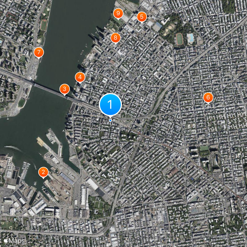Peter Luger Steak House Map