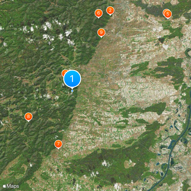 Südliche Weinstraße Map