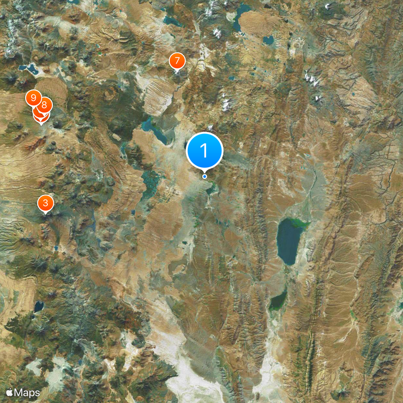 Paso de Jama Map
