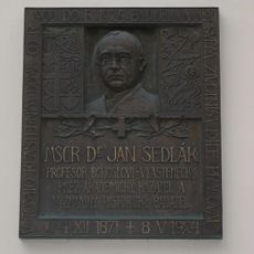 Pamětní deska Jana Sedláka