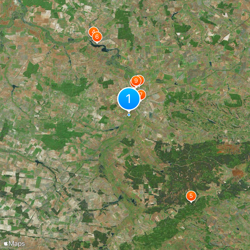 Tarakanivskiy Fort Carte