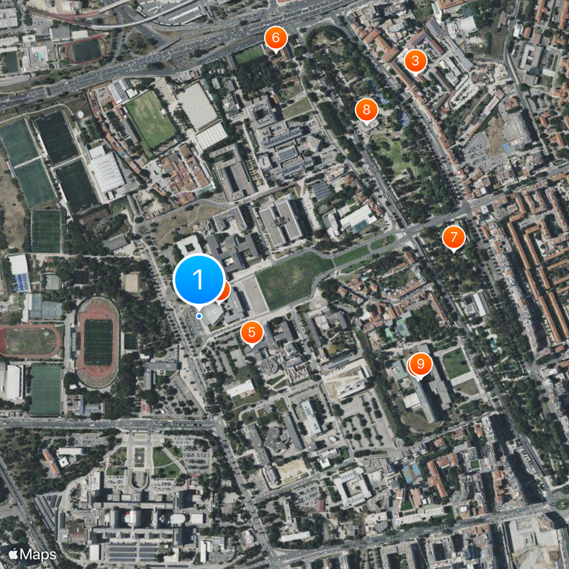University of Lisbon Map