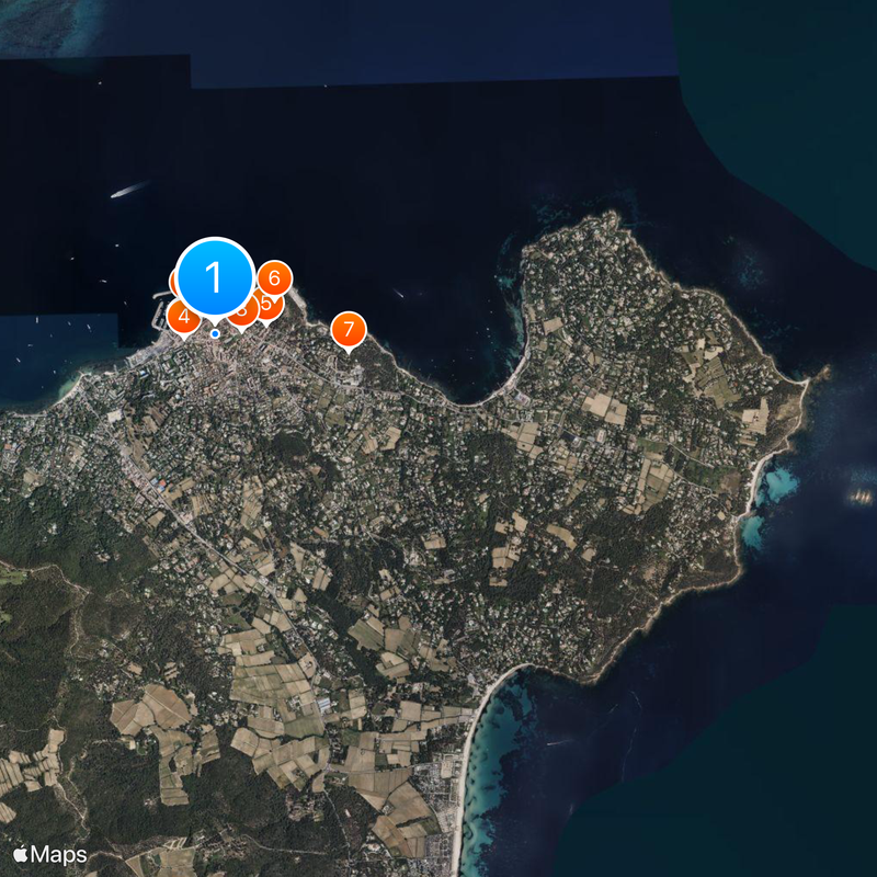 Saint-Tropez Mapa